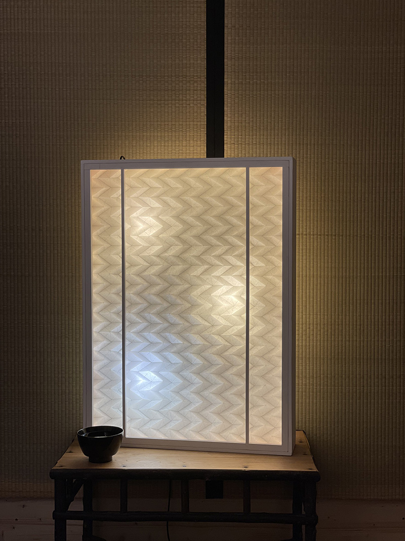 Lampe New Haven dans le couloir